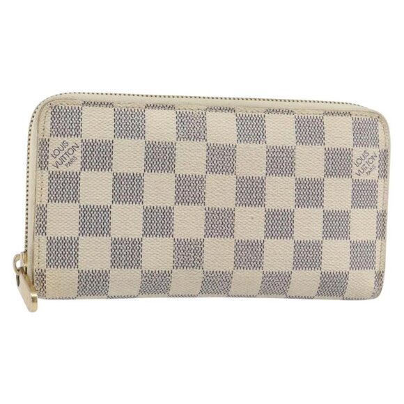 Louis Vuitton Handbags - LOUIS VUITTON Damier Azur Zippy Wallet Long Wallet N60019 LV Auth BA8381